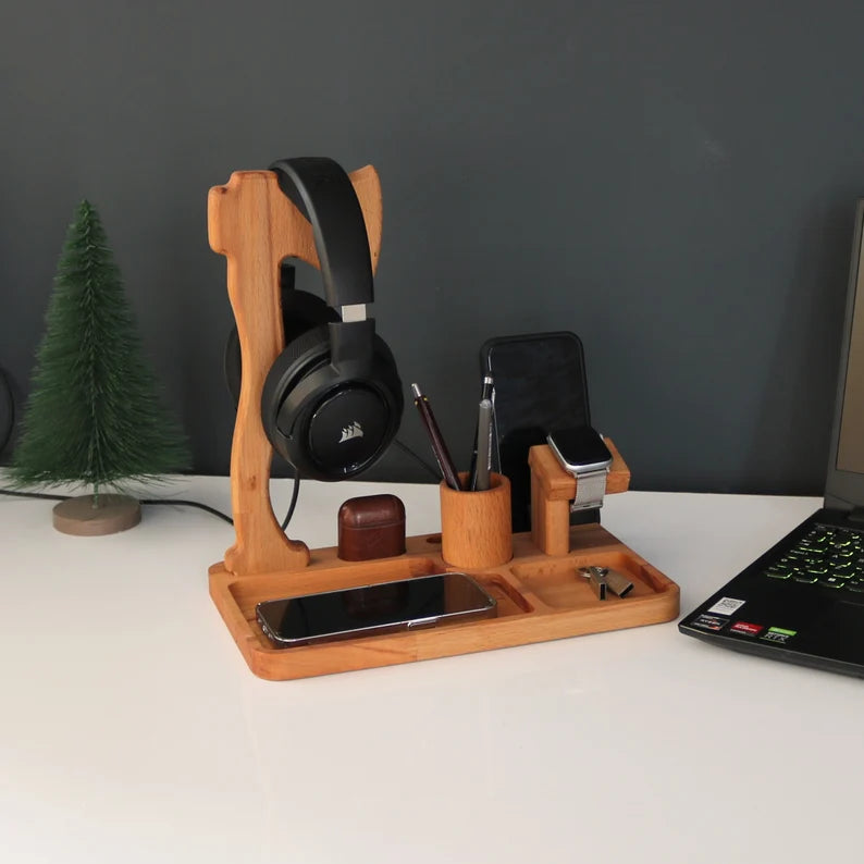 TJR-H002, AX Design Wooden Headphone Holder