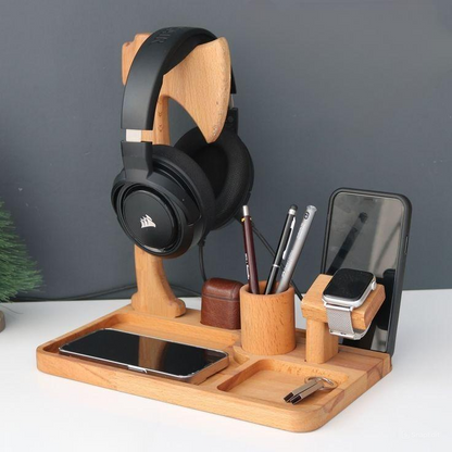 TJR-H002, AX Design Wooden Headphone Holder